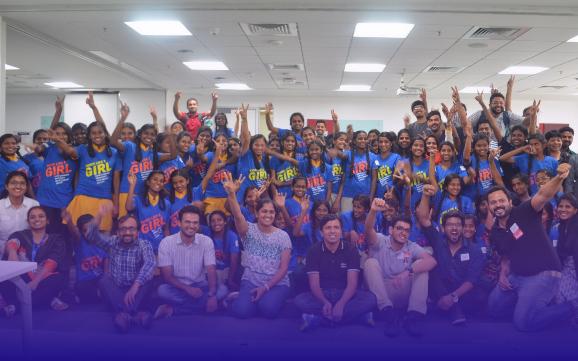 Hexart AI Community Center students