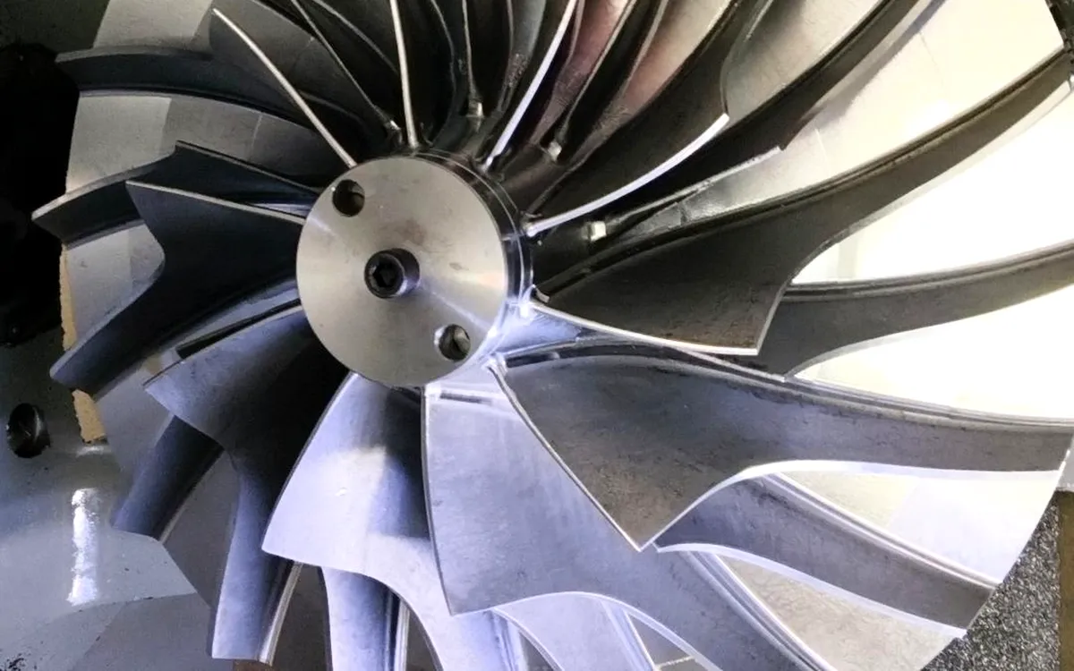 Finish-machined 15-5PH stainless steel impeller